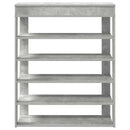 skoreol 80x30x98 cm konstrueret træ beton-eg