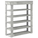 skoreol 80x30x98 cm konstrueret træ beton-eg