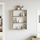 væghylde 43x9x60 cm konstrueret træ kunsteg