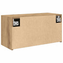 væghængt badeværelsesskab 60x25x30 cm konstrueret træ kunsteg