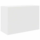 væghængt badeværelsesskab 60x25x40 cm konstrueret træ hvid