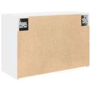 væghængt badeværelsesskab 60x25x40 cm konstrueret træ hvid