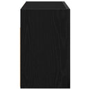 væghængt badeværelsesskab 60x25x40 cm konstrueret træ sort