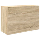 væghængt badeværelsesskab 60x25x40 cm konstrueret træ sonoma-eg