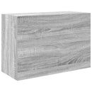 væghængt badeværelsesskab 60x25x40 cm konstrueret træ