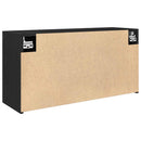 væghængt badeværelsesskab 80x25x40 cm konstrueret træ sort
