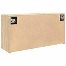 væghængt badeværelsesskab 80x25x40 cm konstrueret træ sonoma-eg