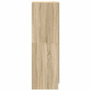 køkkenskab 38x41,5x131,5 cm konstrueret træ røget egetræsfarve
