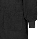 Tæppe-hoodie KINN Sort XXL Bomuld