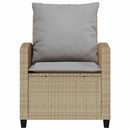 sofasæt til haven 4 dele med hynder polyrattan beige