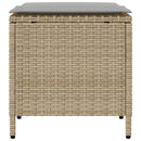 sofasæt til haven 4 dele med hynder polyrattan beige