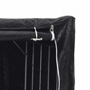 brændestativ med regnslag 100,5x40,5x110,5 cm galvaniseret stål