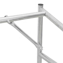 brændestativ med regnslag 101x61x110,5 cm galvaniseret stål