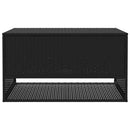 udendørs hyndeboks 100x55x55,5 cm polyrattan sort