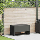 udendørs hyndeboks 100x55x55,5 cm polyrattan sort