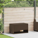 udendørs hyndeboks 100x55x55,5 cm polyrattan brun