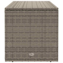 udendørs hyndeboks 100x55x55,5 cm polyrattan grå
