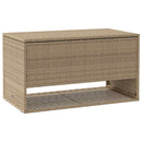 udendørs hyndeboks 100x55x55,5 cm polyrattan beige