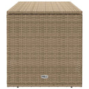 udendørs hyndeboks 100x55x55,5 cm polyrattan beige