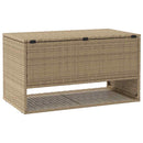 udendørs hyndeboks 100x55x55,5 cm polyrattan beige