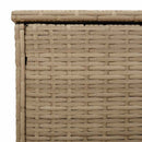 udendørs hyndeboks 100x55x55,5 cm polyrattan beige