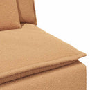modulopbygget sofaarmlænsendemodul med hynder 100 cm beige