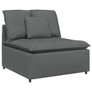 modulopbygget sofacentermodul med hynder 100 cm mørkegrå