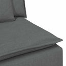 modulopbygget sofacentermodul med hynder 100 cm mørkegrå