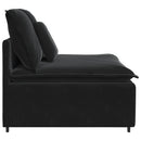 modulopbygget sofacentermodul med hynder 100 cm sort