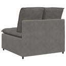 modulopbygget sofacentermodul med hynder 100 cm lysegrå