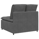 modulopbygget sofacentermodul med hynder 100 cm mørkegrå