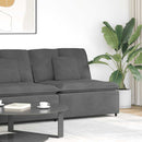 modulopbygget sofacentermodul med hynder 100 cm mørkegrå