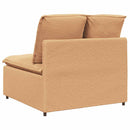 modulopbygget sofacentermodul med hynder 100 cm beige