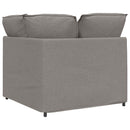 modulsofa hjørnemodul med hynder 100 cm gråbrun