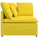modulsofa hjørnemodul med hynder 100 cm lysegul