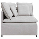 modulsofa hjørnemodul med hynder 100 cm skygrå
