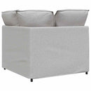 modulsofa hjørnemodul med hynder 100 cm skygrå