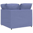 modulsofa hjørnemodul med hynder 100 cm jeansblå