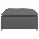 modulær sofa fodskammel modul mørkegrå 100x100x48 cm