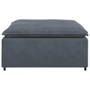 modulær sofa fodskammel modul 100x100x48 cm mørkegrå