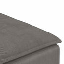 modulær sofa fodskammel modul 100x100x48 cm lysegrå