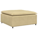 modulær sofa fodskammel modul 100x100x48 cm grågrøn