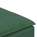 modulær sofa fodskammel modul 100x100x48 cm mørkegrøn