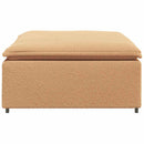 modulær sofa fodskammel modul 100x100x48 cm beige