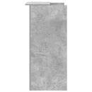 receptionsskranke beton grå 55x50x103,5 cm konstrueret træ