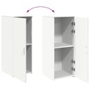 opbevaringsskab hvid 40x45x103,5 cm konstrueret træ