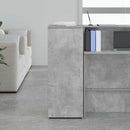 skab 40x45x103,5 cm konstrueret træ betongrå