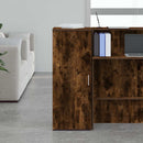 skab 40x45x103,5 cm konstrueret træ røget egetræsfarve