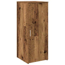 opbevaringsskab 40x45x103,5 cm konstrueret træ antikt træ