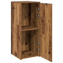 opbevaringsskab 40x45x103,5 cm konstrueret træ antikt træ